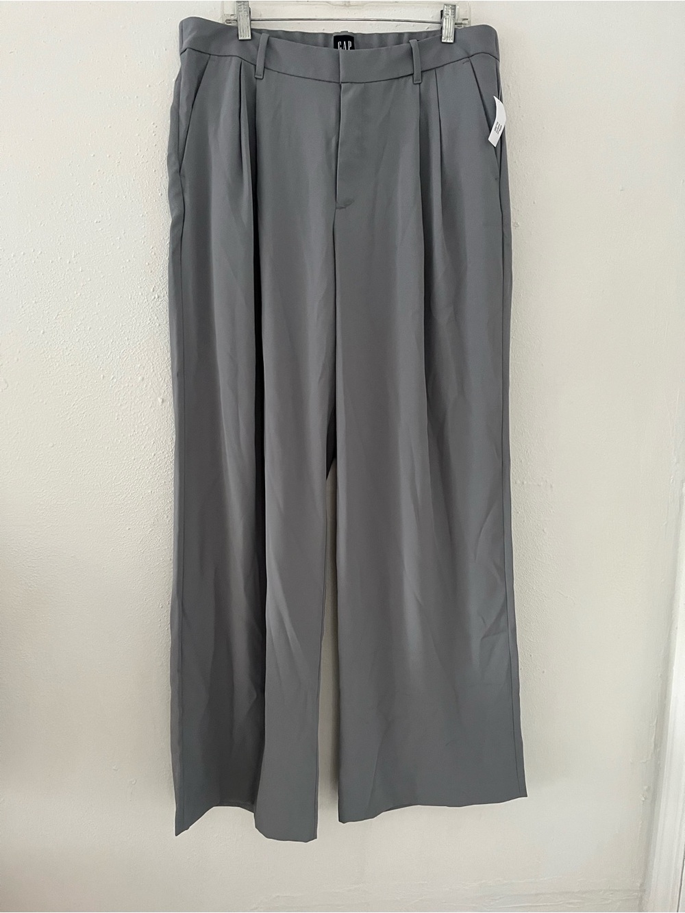 GAP  Women Wide-Leg Dress Pants - Gray